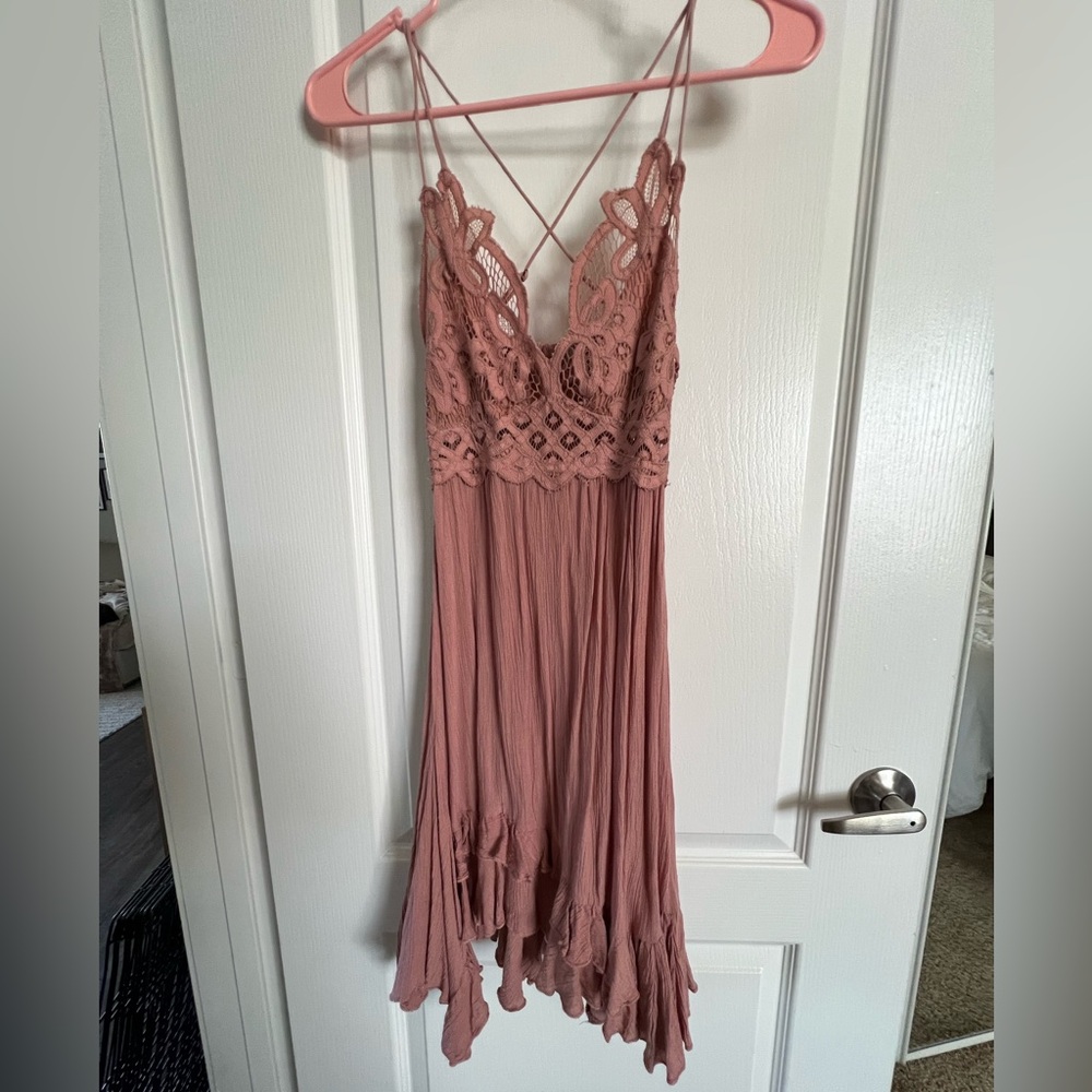Free people. Blush pink dress